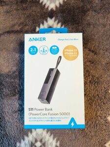 新品未開封 Anker511 Power Bank PowerCore Fusion5000 アンカー モバイルバッテリー 黒