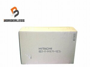 【送料無料☆彡通電確認ジャンク品】HITACHI 日立産機システム 三相200V スーパーオイルフリーベビコン LEシリーズ 0.75LE-8TB0 82663