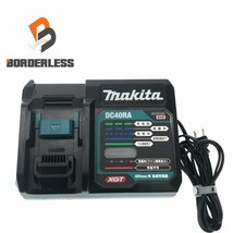 ☆中古品☆makita マキタ 40Vmax用 急速充電器 DC40RA リチウムイオンバッテリー用 バッテリーチャージャー 83652_画像1