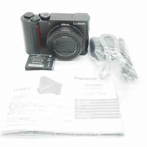 ■並品■ PANASONIC パナソニック コンパクトデジタルカメラ ルミックス TX2 ブラック DC-TX2-K 説明書付き