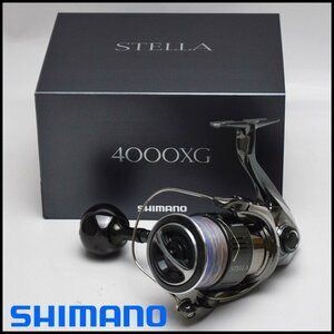 美品 シマノ 22 ステラ 4000XG スピニングリール 043962 エクストラハイギア仕様 GOMEXUS GALAXY-38 SHIMANO STELLA