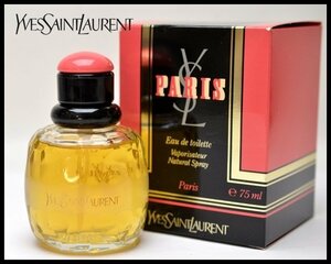 残量8割以上 YVES SAINT LAURENTイヴ サンローラン PARIS 香水 EDT パリ 75ml オーデトワレ 箱付