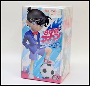 未開封 SEGA 名探偵コナン 江戸川コナン プレミアムフィギュア withサッカーボール 全1種