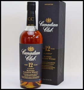 未開栓 CANADIAN CLUB CLASSIC カナディアンクラブ クラシック 12年 ブレンデッド カナディアンウイスキー 箱付 700ml 40%