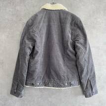 新品 Levi’s リーバイス ボアライナー コーデュロイジャケット S グレー×ホワイト_画像5