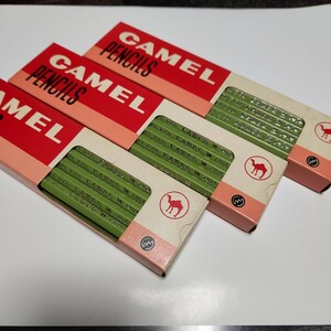 昭和レトロ　キャメル　camel　らくだ　鉛筆　4H