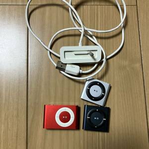 Apple iPod shuffle 第4世代 アップル アイポッドシャッフル アイポッド レッド シルバー ネイビー まとめ売り 2GB KO