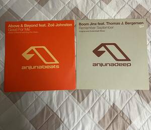 トランス(trance)系レコード、「anjunabeats」「anjunadeep」(above&beyond)の2枚セット