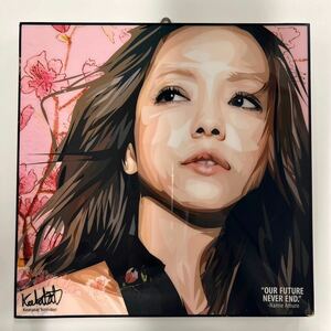 安室奈美恵　ポップアート　パネル　インテリア　S