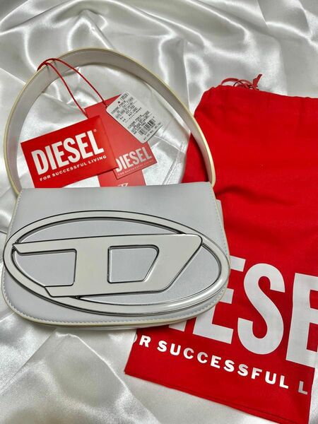 正規品 DIESEL ディーゼル 1DR ハンドバッグ ショルダー ストラップ 保存袋付き 送料無料