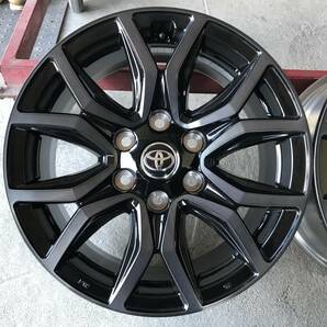 ★新車外し★トヨタ 新型 ハイラックス GRスポーツ 純正 18×7.5J＋30/6H/139.7/ハブ径約106㎜ ハイエース プラド 等に他4本セット♪ の画像2