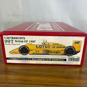 Lotus Type99T BRITISH GP 1987 トランスキット （1/20スケール トランスキット ST27-TK2060）