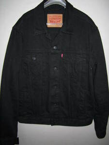 levi's 　ブラック　トラッカージャケット　黒　72334-0144　　サイズＭ　使用２,３回　美品　コットン