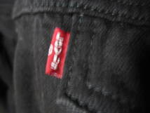 levi's 　ブラック　トラッカージャケット　黒　72334-0144　　サイズＭ　使用２,３回　美品　コットン_画像7