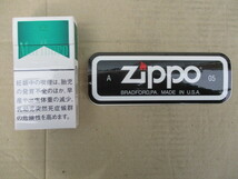 【送料無料】Zippo ジッポーライター　ステッカー ２枚セット　黒／銀　１５ｃｍ　たばこ　セブンスター　ハイライト　ピース_画像6