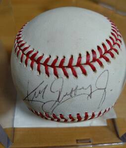 1996 ケングリフィ・Jr　直筆サインボール　MARINERS　REDS　アメリカで購入　Ken Griffey Jr.　ザ・キッド　アメリカ野球殿堂