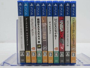 ジャンク●PS4　ゲームソフト10本セットまとめ売り　動作未確認　プレイステーション4●580S