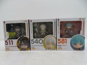 ジャンク●刀剣乱舞　ねんどろいどフィギュア3体セット　三日月宗近　鶴丸国永　一期一振●797S