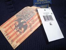 【送料無料 即決】POLO RALPH LAUREN 米国製 星条旗セーターICONIC AMERICAN FLAG SWEATERネイビー XL新品アメリカ国旗フラッグMADE IN USA_画像8