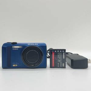 【簡易動作確認済】CASIO HIGH SPEED EXILIM EX-ZR200 BLUE　コンデジ　デジカメ　デジタルカメラ　シャッター&フラッシュ動作OK