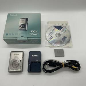 【簡易動作確認済】Canon IXY DIGITAL 210IS SILVER　コンデジ　デジカメ　デジタルカメラ　シャッター&フラッシュ動作OK