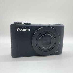 【簡易動作確認済】Canon PowerShot S110　BLACK　コンデジ　デジカメ　デジタルカメラ　シャッター&フラッシュ動作OK
