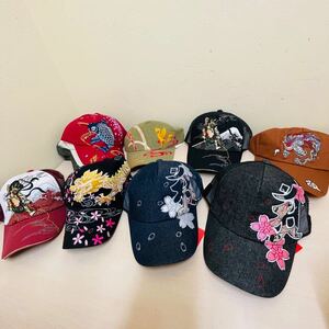 ost せどり 和柄 日本 おみやげ 海外 刺繍キャップ 転 売