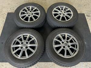 中古【E12ノート】14X5.5J +38 100/4H ヨコハマタイヤ YOKOHAMA アイスガード50PLUS 185/70R14 SET 管理[20231221-003]