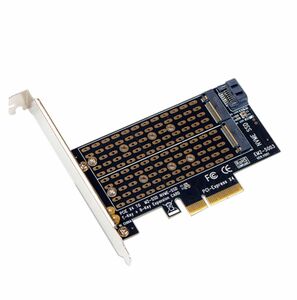 M.2 NVME NGFF to PCI-E 3.0ｘ4 デュアル拡張カード