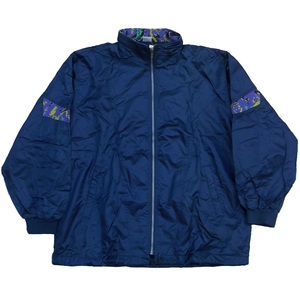  unused '80s fiac windbreaker LL navy 2L navy blue XLano rack O Alf .o jumper Grand coat nylon dead stock 