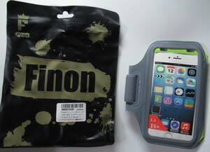 Finonフィノン 5.5インチ マルチアームバンドケース /送料無料 ジョギング マラソン ウォーキング スマホ用 軽量アームポーチ 販売終了商品
