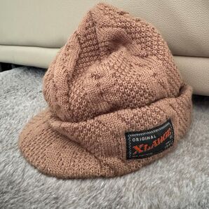 X LARGE エックスラージ ビーニー ツバ付き スノボ