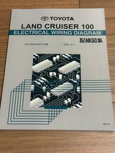 .絶版品★ランドクルーザー100（シグナスも含む）【UZJ100W,HDJ101K系】配線図集 後期最終版（2002年8月）