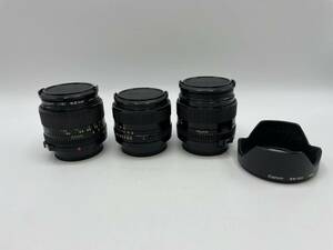 CANON / キャノン / FD 50mm1:1.4 / FD 24mm 1:2.8 / FD 28mm 1:2.8【JS030】