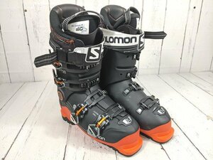 【12yt393】スキーブーツ SALOMON サロモン X PRO 130【17-18??】黒×オレンジ サイズ：26.0cm 306mm◆S35