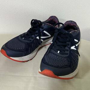 SI■ new balance ニューバランス FUEL CORE RUSH フューエルコアラッシュ スニーカー 25cm 紺色 ネイビー 靴 シューズ ランニング