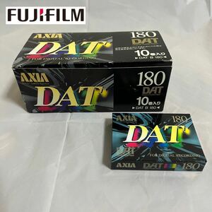 ST■ 未使用 DATテープ AXIA DAT 180分 9巻セット 箱付き デジタルオーディオテープ カセットテープ DAT-B-18010 富士写真フィルム