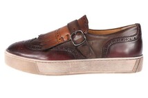 Santoni（サントーニ） スリッポン MBGS20859SPO ダークブラウン 5.5 22393 【A22393】_画像2