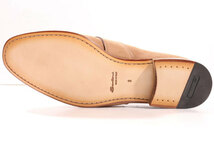 SANTONI（サントーニ） ローファー B072 ベージュ 8 28366 【A28368】_画像5