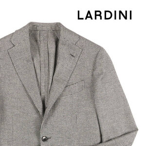 LARDINI（ラルディーニ） ジャケット IA546AE ブラック x ホワイト 46 【W22564】