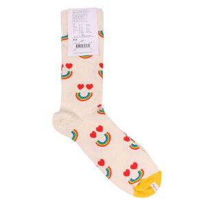 Happy Socks（ハッピーソックス） ソックス ホワイト 30703wh 【A30703】