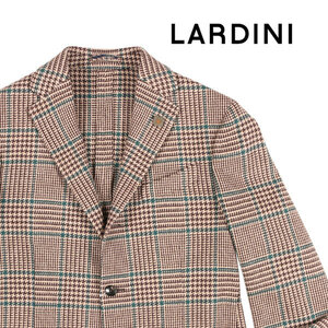 LARDINI（ラルディーニ） ジャケット IG902AE ブラウン x グリーン 50 【W24225】