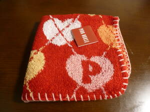  Pink House towel handkerchie unused 