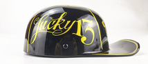 バイクヘルメット 半帽ヘルメット ハーフ ジェット ダックテールヘルメット 野球帽 人気 男女兼用 サイズ：XXL_画像4