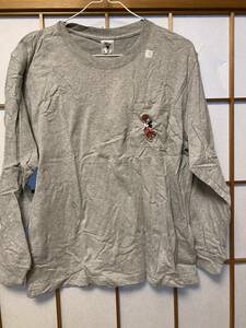 GU　ジーユー　長袖　ロンT　コットンクルーネックT　ディズニー　XL　新品　定価１４９０円＋税＠大きい服レオ　052109　@冬１０