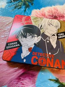 ユニバーサルスタジオ　ユニバ　USJ　名探偵コナン　Detective Conan　安室　透　小物入れ　缶　新品（缶のみの販売@ユニバレオ　@コナン1