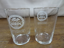 【アデリア　キリンビールグラス⑤　(小)　6個】食器　ガラス製　コップ　グラス【A7-4②】20240109_画像5