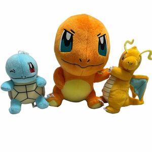 ポケットモンスター ポケモン ぬいぐるみ ヒトカゲ ゼニガメ　カイリュー