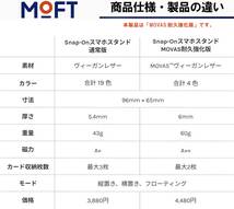 送料無料★MOFT スマホスタンド 【MOVAS 耐久&磁力強化版】 Snap-On iPhone 15 iPhone14 iPhone13 iPhone12 MagSafe対応 (トープ) _画像4