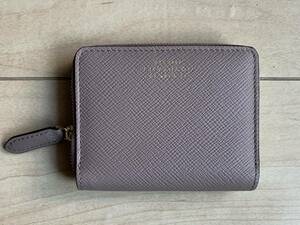 ◎未使用品◎ smythson（スマイソン）小銭入れ コインケース 牛革 トープ ベージュ 参考価格約39,200円